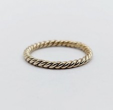 Bague alliance vintage - , or