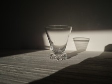 1 verre à vin blanc en cristal Saint ST Louis art déco modèle Diamants 8,1 cm