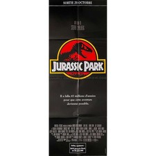 JURASSIC PARK French Movie Poster  - 23x63 in. - 1993 - Steven Spielberg, Sam Ne