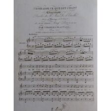 PLANTADE Charles Croirai-je ce que dit Colin ? Chant Piano ca1830