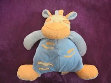 doudou VACHE BLEU ORANGE  27