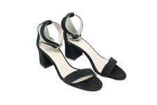 Maje Farioz Chaussures Femme EU 37 / UK 4 En Daim Cuir Escarpins Sandales Noir