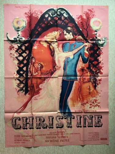 Christine affiche cinéma 1958 - affiche,