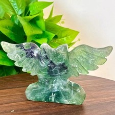 Hibou en fluorite