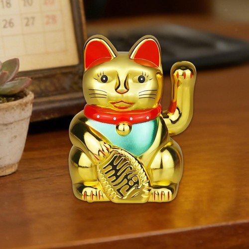 Centre table figurine chat - table,