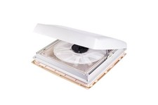 Thule Vent Motorized Translucent 40x40 Motorhome Camper Fan Puits de lumière