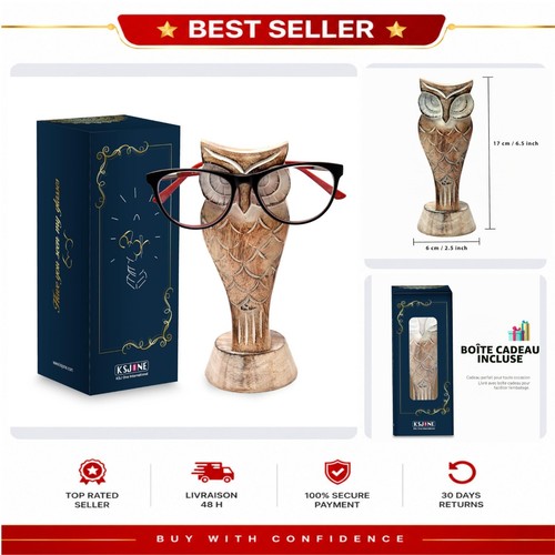 Support lunettes bois - à,