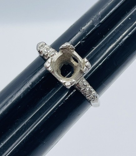 Monture bague platine et - de,