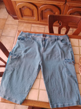 Pantacourt en Jean Stretch Bleu Clair Atlas for men taille 5 XL