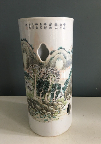 Ancien vase rouleau - , en