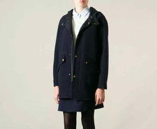 APC Women's Wool Parka Hooded