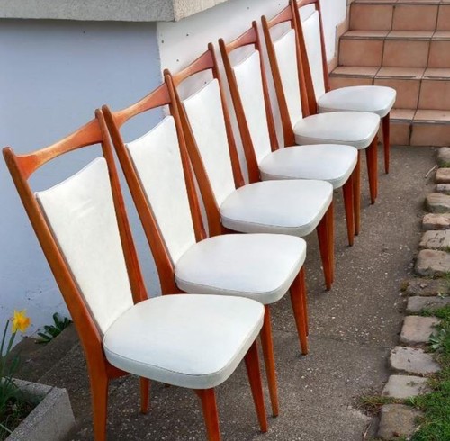 Lot chaise scandinave en - 6,
