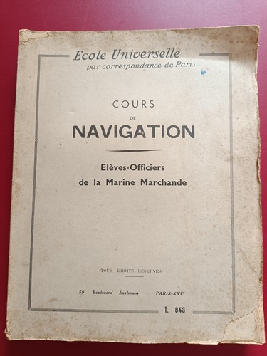 Livre ancien navigation marine - ancien,