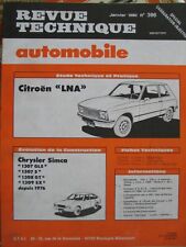 Revue Technique Automobile CITROËN LNA et LNA Entreprise