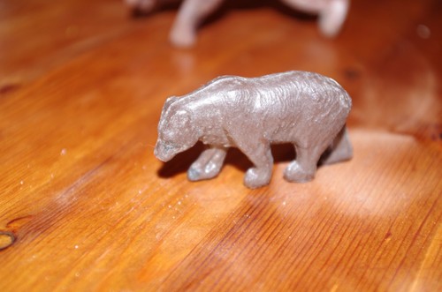 Ours brun plastique - plastique, pas