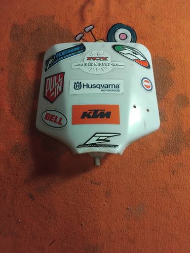 Plaque avant moto dirt