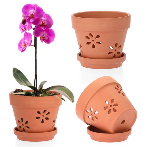 3pcs pots fleurs - de, en