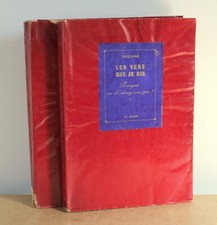 Les vers que je dis Pourquoi ne le diriez vous pas ? Dussane 1943 EO NUM