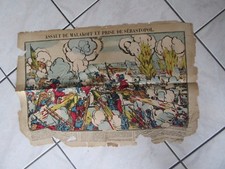 GRANDE IMAGE EPINAL 1880 NAPOLEON ASSAUT DE MALAKOFF PRISE SEBASTOPOL