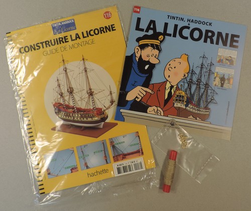 Tintin construire licorne - tintin, la