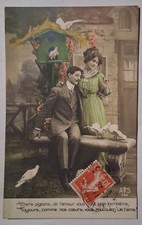 CPA FANTAISIE / COUPLE AVEC