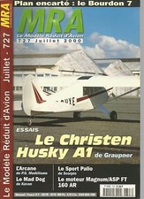MRA N°727 PLAN : LE BOURDON 7 / LE CHRISTEN HUSKY A1 DE GRAUPNER / L'ARCANE
