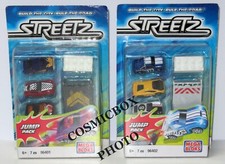 MEGA BLOKS série STREETZ réf 96401 - lot 6 mini voitures cars tremplin pick up