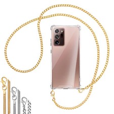 Collier (Chaîne en métal) pour Samsung Galaxy Note20 Ultra 4G/5G Coque avec cord
