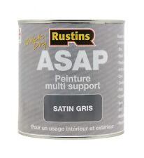 Peinture multi-supports a séchage rapide intérieur / extérieur 500ML gris foncé
