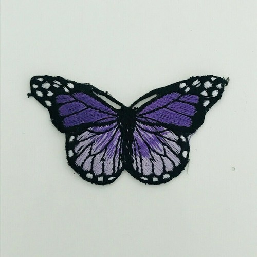 Purple monarch butterfly - butterfly, patch