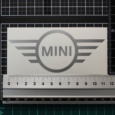 MINI Logo Decal Silver One