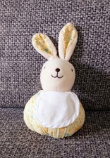 Peluche doudou lapin blanc - a9,