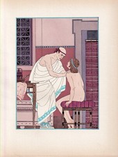 Estampe de Kuhn-Régnier - Illustration des Œuvres d'Hippocrate - La langue