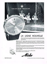 PUBLICITE ADVERTISING 054  1960  MIDO  montre  OCEAN STAR 2