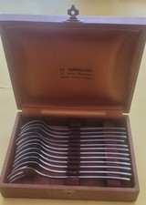 12 fourchettes huître  ou  entremet CHRISTOFLE modèle ALPHA acier ORLY 15 cm