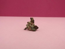 Antique C1910 Vienne Miniature Bronze Froid Peint Hunca Munca Souris 5/8" 1,5cm