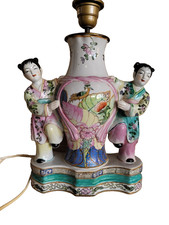 Lampe ancienne céramique - lampe, en