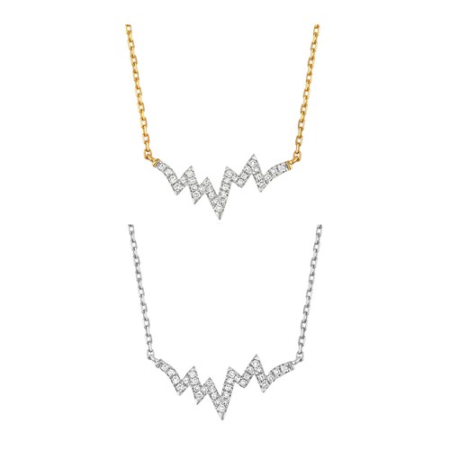 Collier femme blanc - collier, or