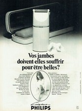  Publicité Advertising 0322  1971   Philips  ladyshave  vos jambes doivent souff