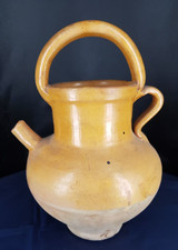 GARGOULETTE PROVENÇALE ,cruche , pot, terre cuite en argile pour eau / vin