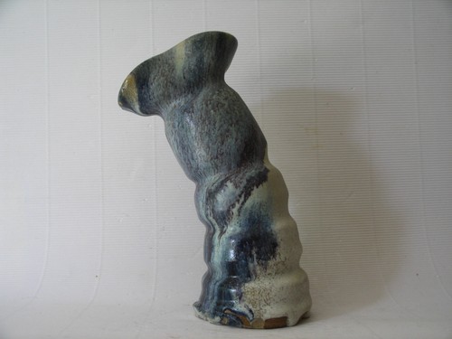 Vase tordu penché - , grès
