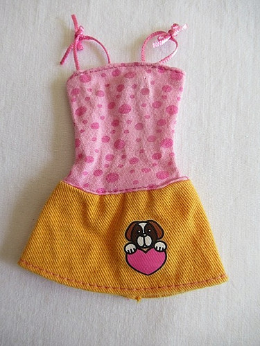 Barbie mini robe avec - -,