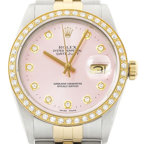 Rolex datejust 18k jaune - rolex, or