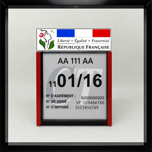 Porte vignette sticker - porte,