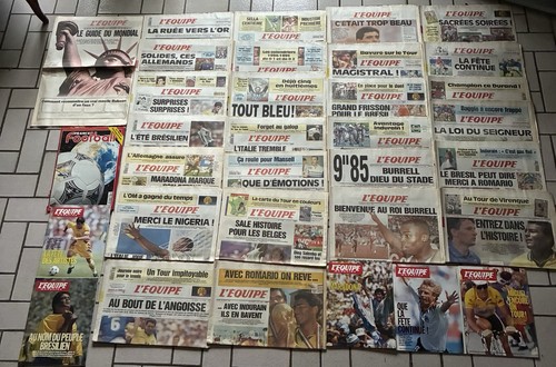 Lot journaux équipe - 26, l’Équipe