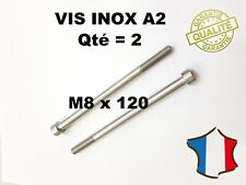 2 VIS CHC M8 x 120 MM - BTR - INOX A2 -