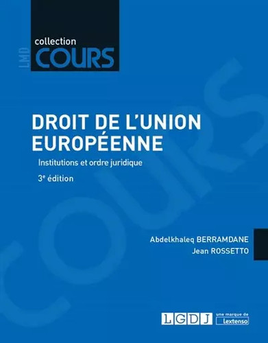 Droit union européenne - de, l'union