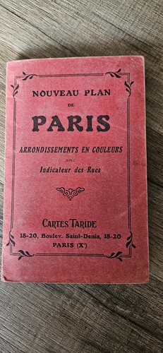 Ancien plan paris taride - de,