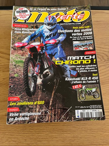 Moto verte 409 revue - verte, n°409