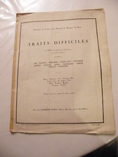 "Partition Traits difficiles